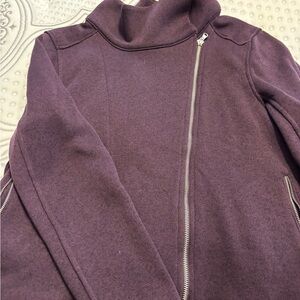 Elegant Purple Women's Moto Jacket